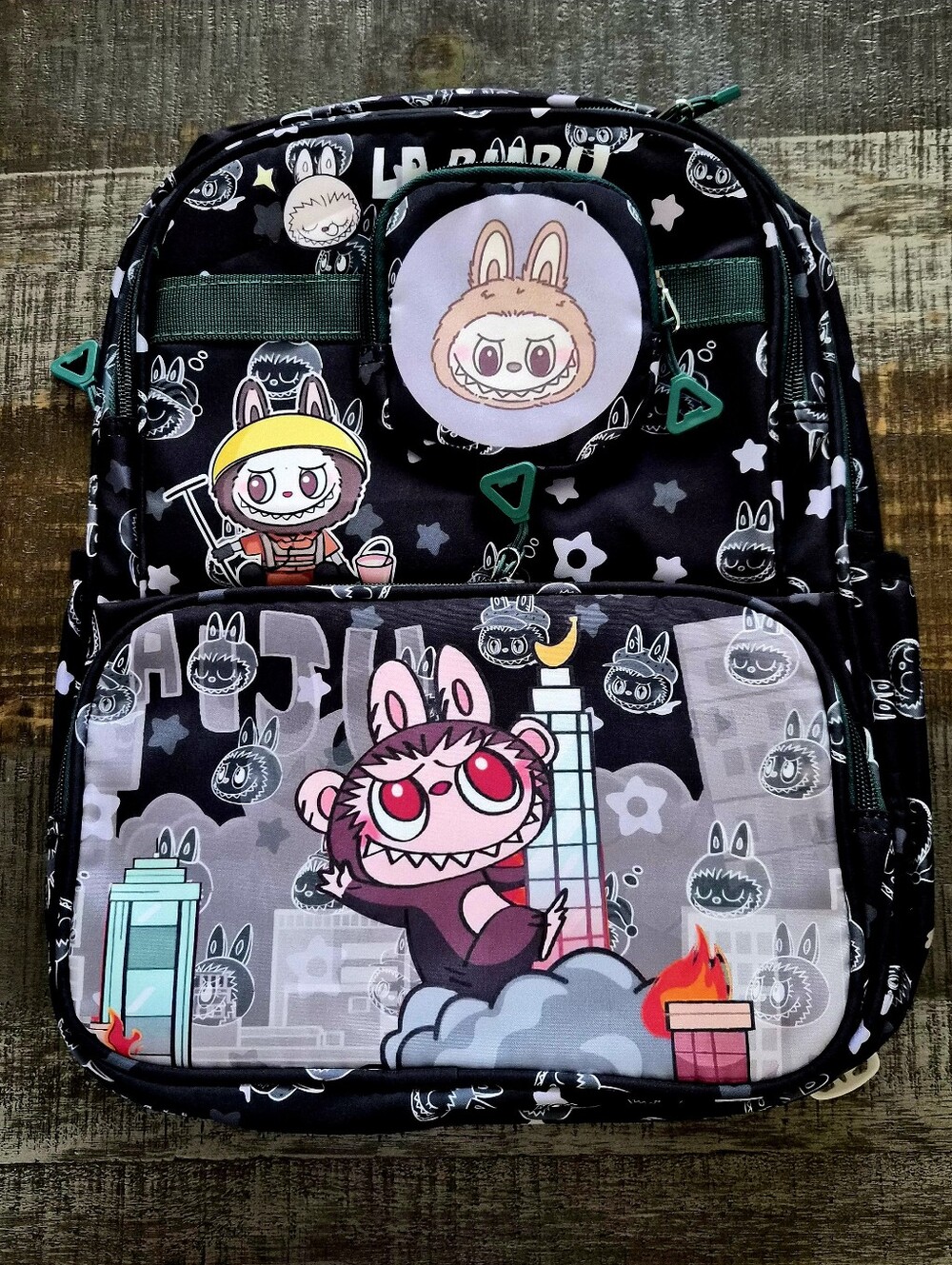 Back to School! 2 PC Cartoon Monster Backpack Set ~ High Quality ~ Super Cute!